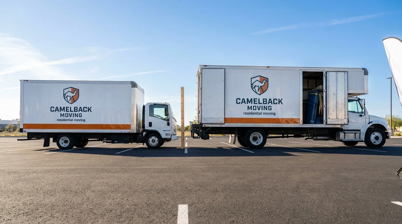 Moving truck size capacity guide in Meridianville